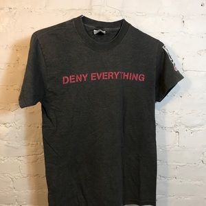 VTG 90s DENY EVERYTHING shirt